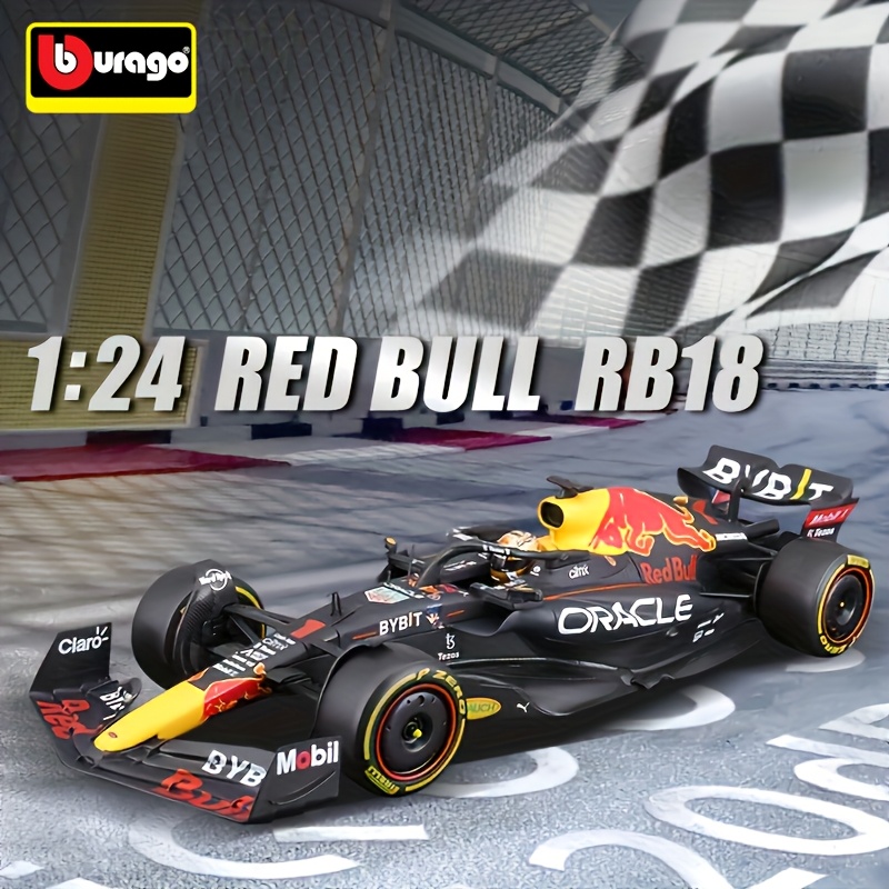 Burago 1:24 schaal Red Bull RB18 gegoten metalen Formule 1-auto model