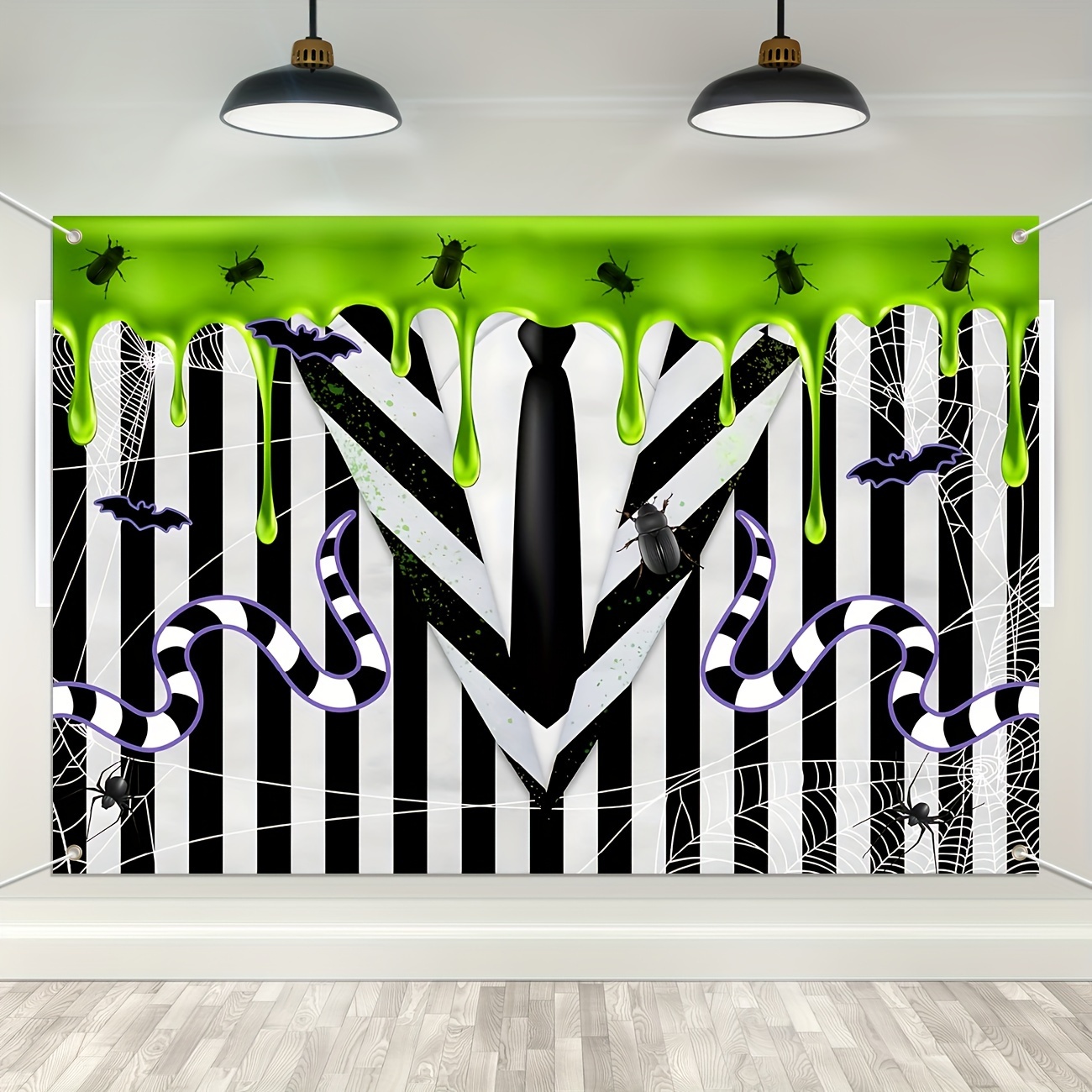 

Halloween Backdrop - Black & White, Photoshoots, Parties & Decorations