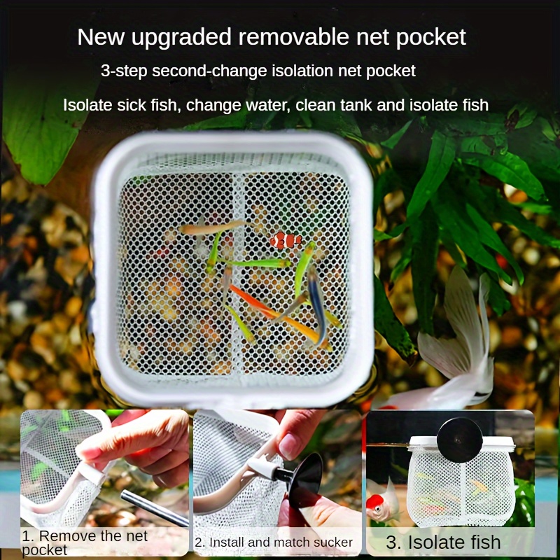 2PCS Kids small Fishing Net 3D Shrimp Net Extendable Handle 55CM