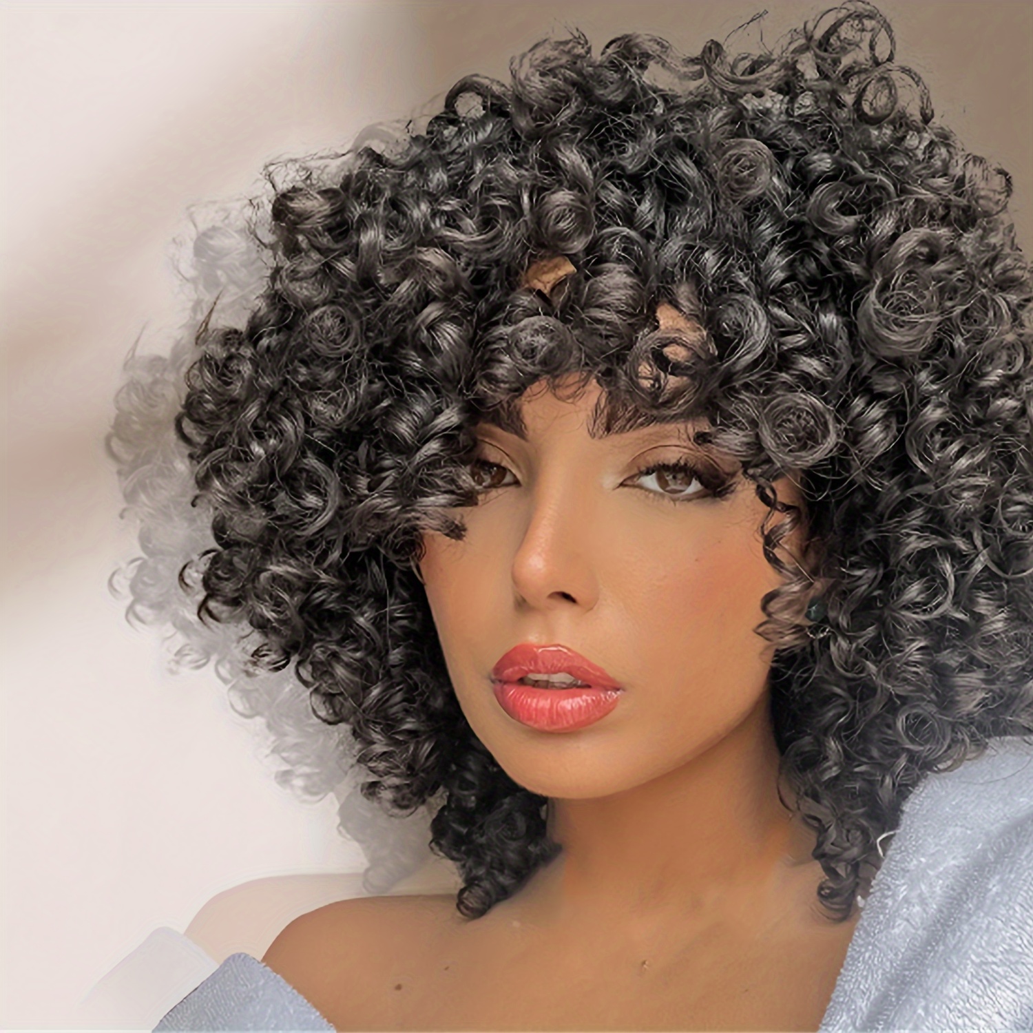 Big curly wigs for black clearance women