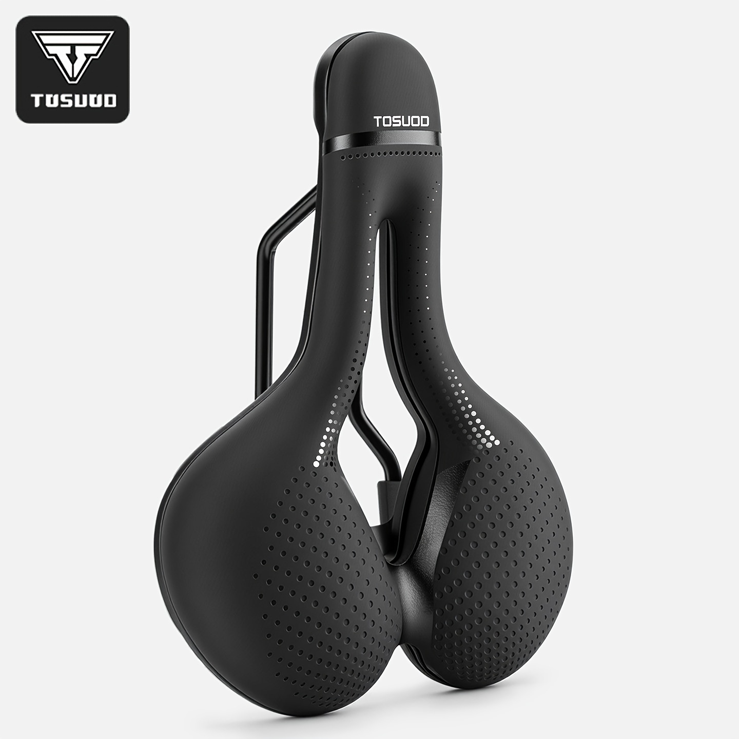 Tosuod Bicycle Seat Cushion Shock Absorption Super Soft High Elastic Waterproof Non-slip Breathable Comfortable Universal
