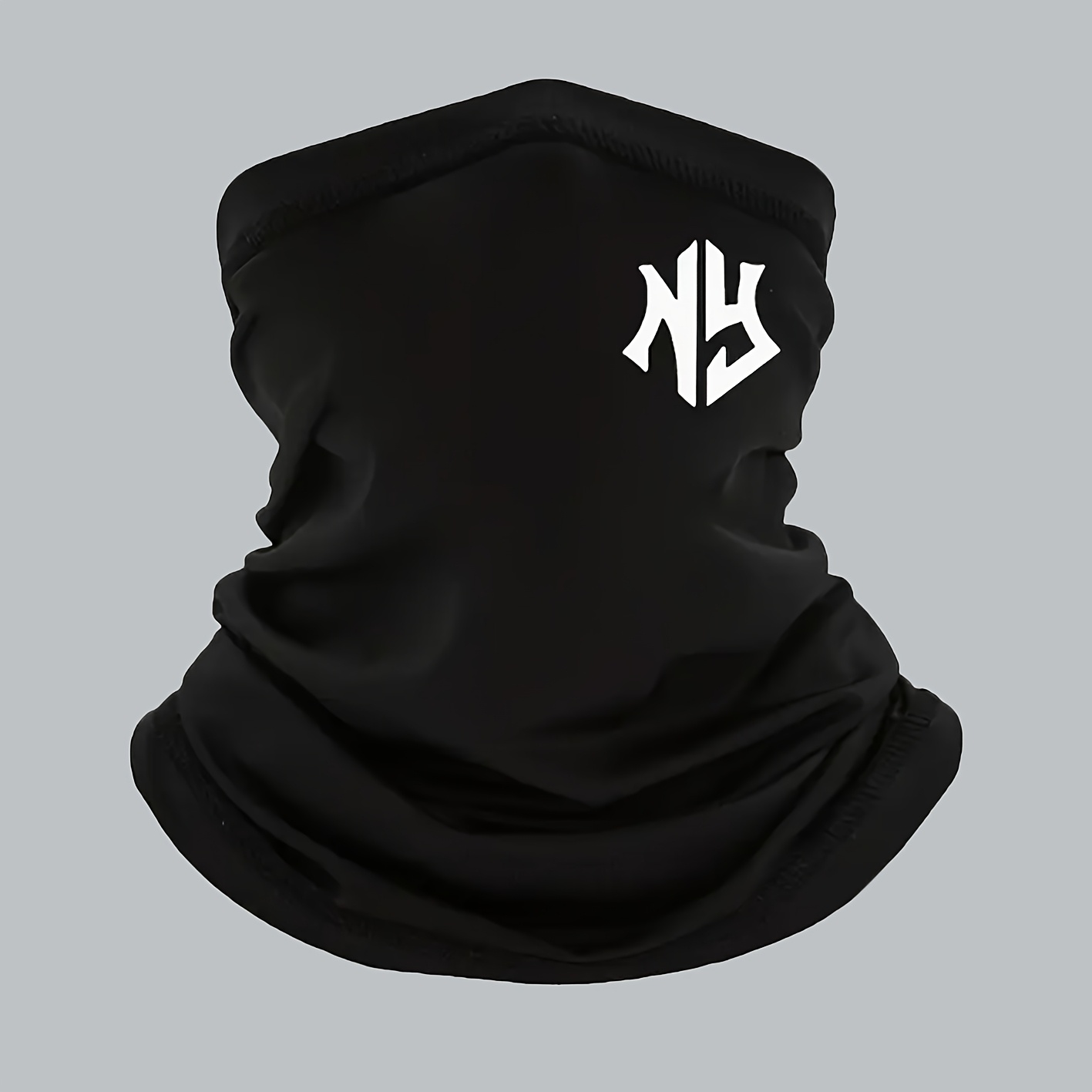 Image of Musion Ny Letter Printing Quick Dustproof Mesh 1pc Breathable Motorcycle Mask Bandana Head Scarf Unisex Fabric Rider For Cycling