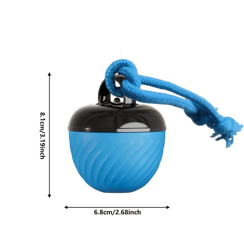 1 interactive ball toy sports bite resistant dog ball usb charging tail rope with barking indoor pet rolling game suitable for small medium sized dogs relieves boredom and stimulates chewing Product details 0