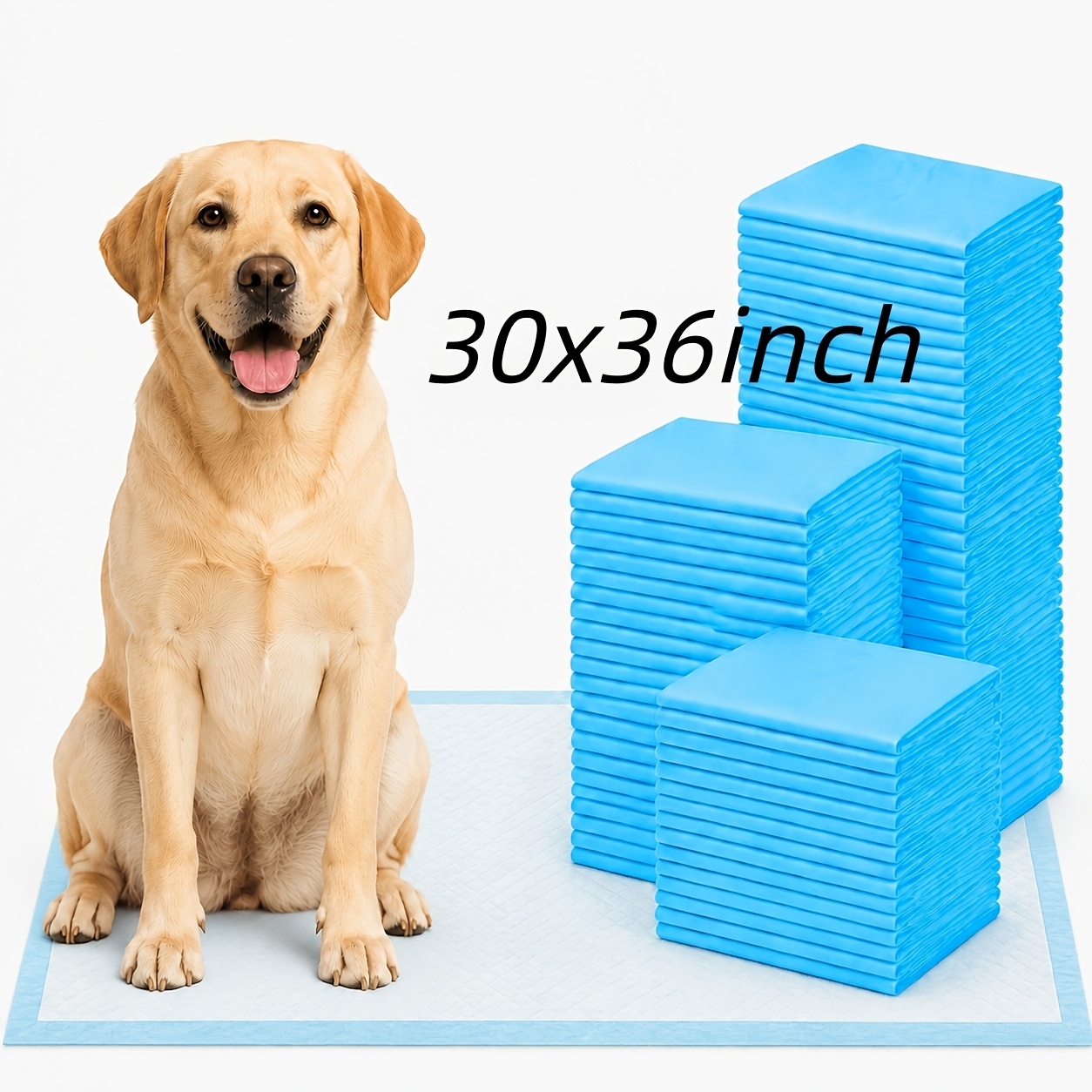 8-layer Upgraded Super Thick Pet Training Pads, Extra Large High Absorbent Dog Pee Pads, Leak-proof And Anti-odor Disposable Potty Pads, Durable Sanitary Mats For All Breeds Dogs And Household Pets