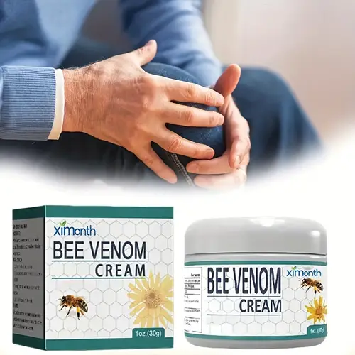 bee joint massage cream contains arnica aloe vera collagen turmeric moisturizes joints and inch of skin firming and moisturizing absorbed light and gentle texture non greasy 30ml