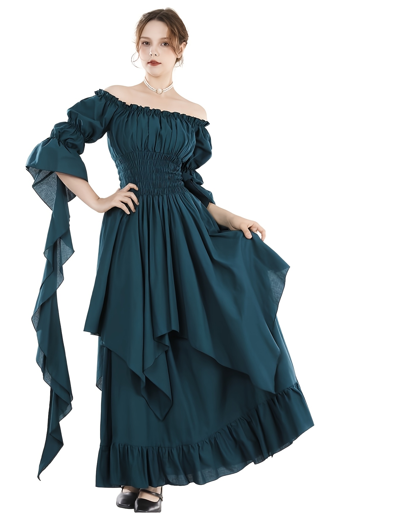 pink off the shoulder formal dress Romantic Beaded Pink Off Shoulder Evening Dress with Scarf SS766 Wine Red / 10