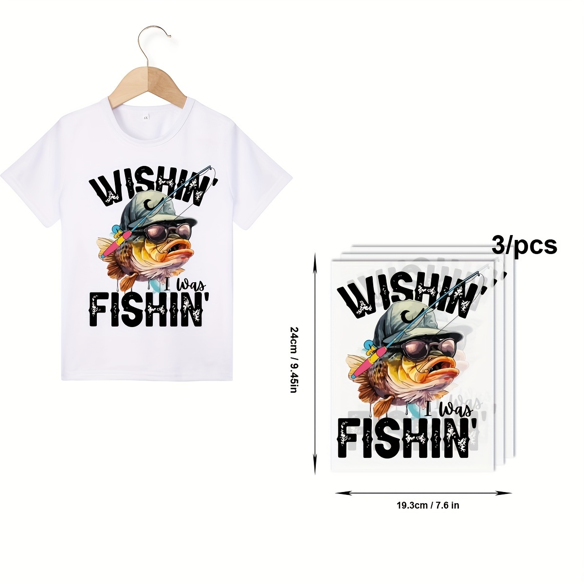 Super Cool Fashion Fish Sunglasses Hat Graphic Diy Iron - Temu