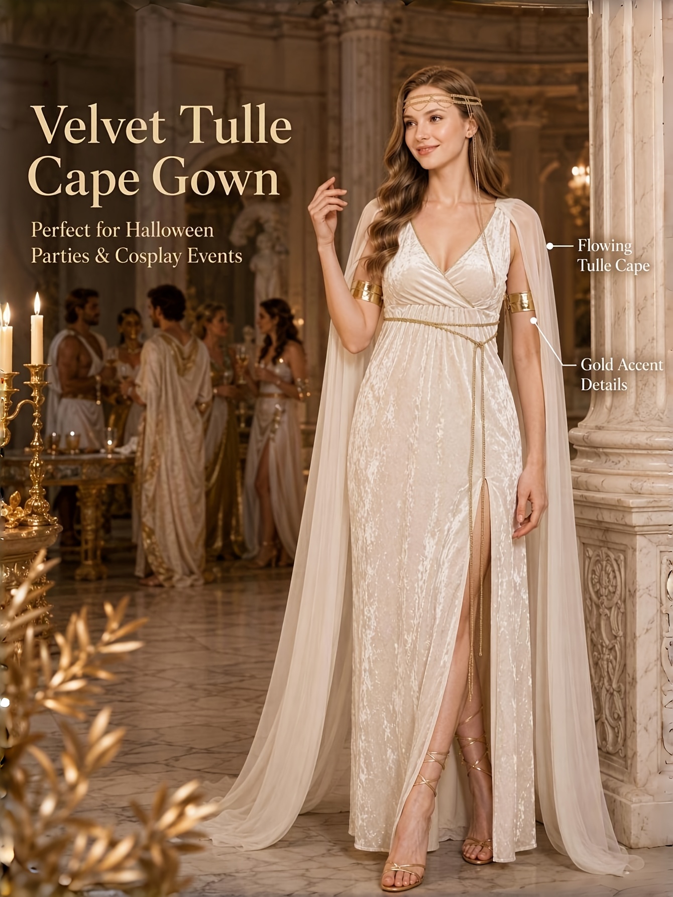 flowy greek dress ancient v neck sleeveless long high greek goddess greek inspired dress