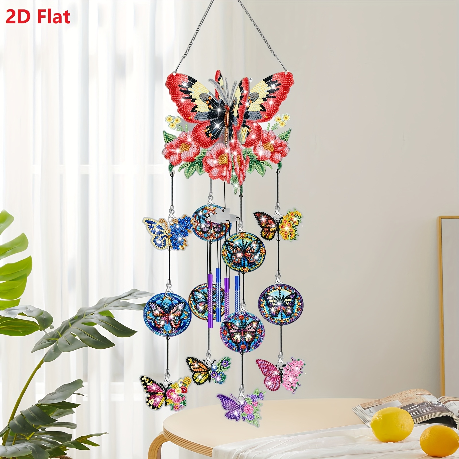 MWOOT 3 Pièces 5D Attrape-Soleil En Cristal,DIY Diamant