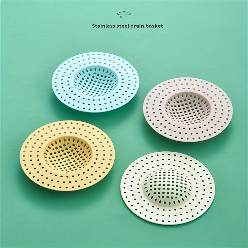 1/3pcs Household Kitchen Sink Bathroom Floor Drain Filter Mesh, Sewer Filter, Toilet Anti-Clog Anti-Insect Cover, Kitchen Water Filter Mesh