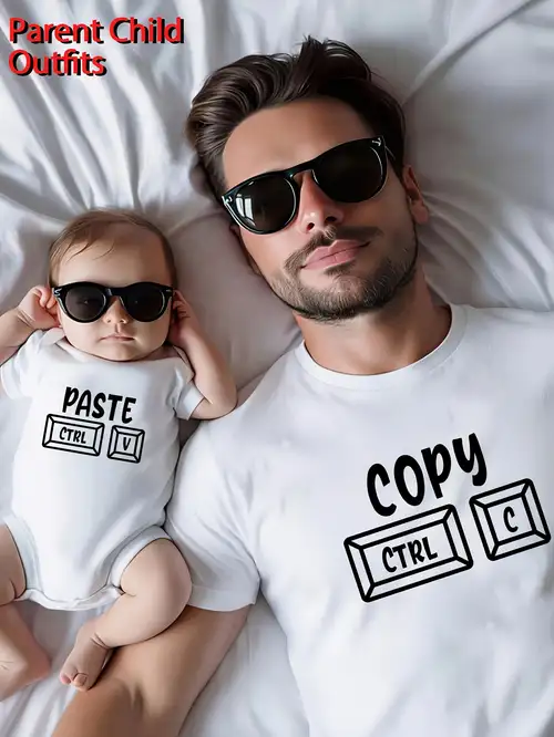 father and son matching dress shirts Father's Day Dad and Son Matching Shirts -- Daddy and Me Gift From Son, Father Son Tees