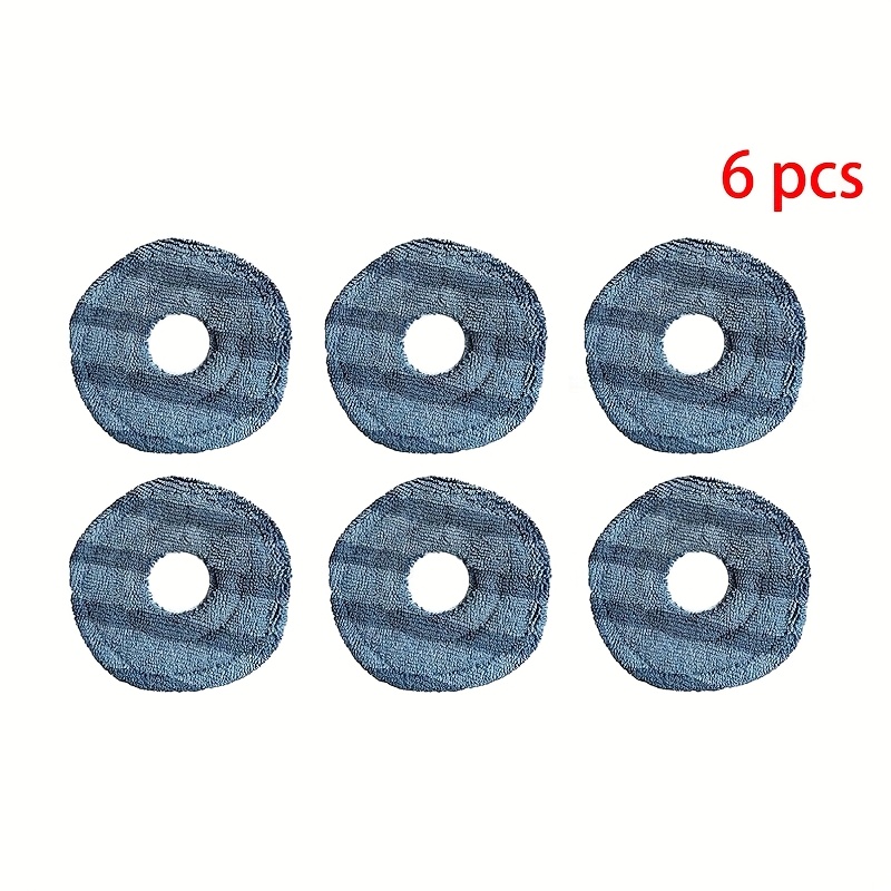 TEMU Vacuum Mop Pads Replacement Compatible With X10 Pro Omni/ X9 Pro Robot Vacuums, Reusable & Washable Microfiber Mopping Cloths Pad Robot Cleaner