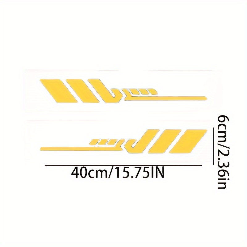 Vinyl Car Side Skirt Decals Self adhesive Glossy Striped Temu