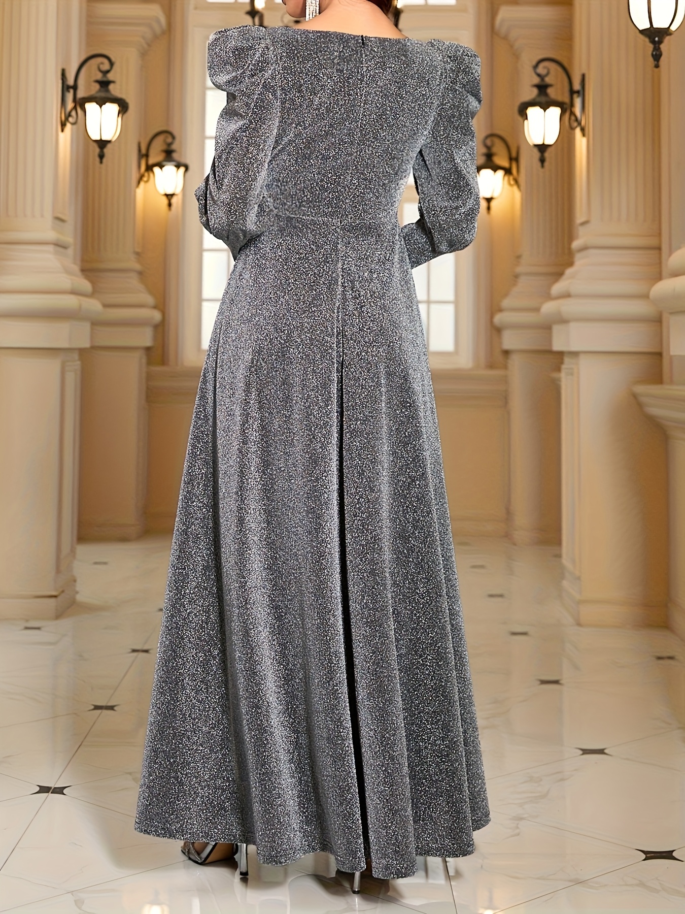 sachin and babi light blue dress Buy Grey Long Sleeve Formal Dresses & Party Gowns main image 0