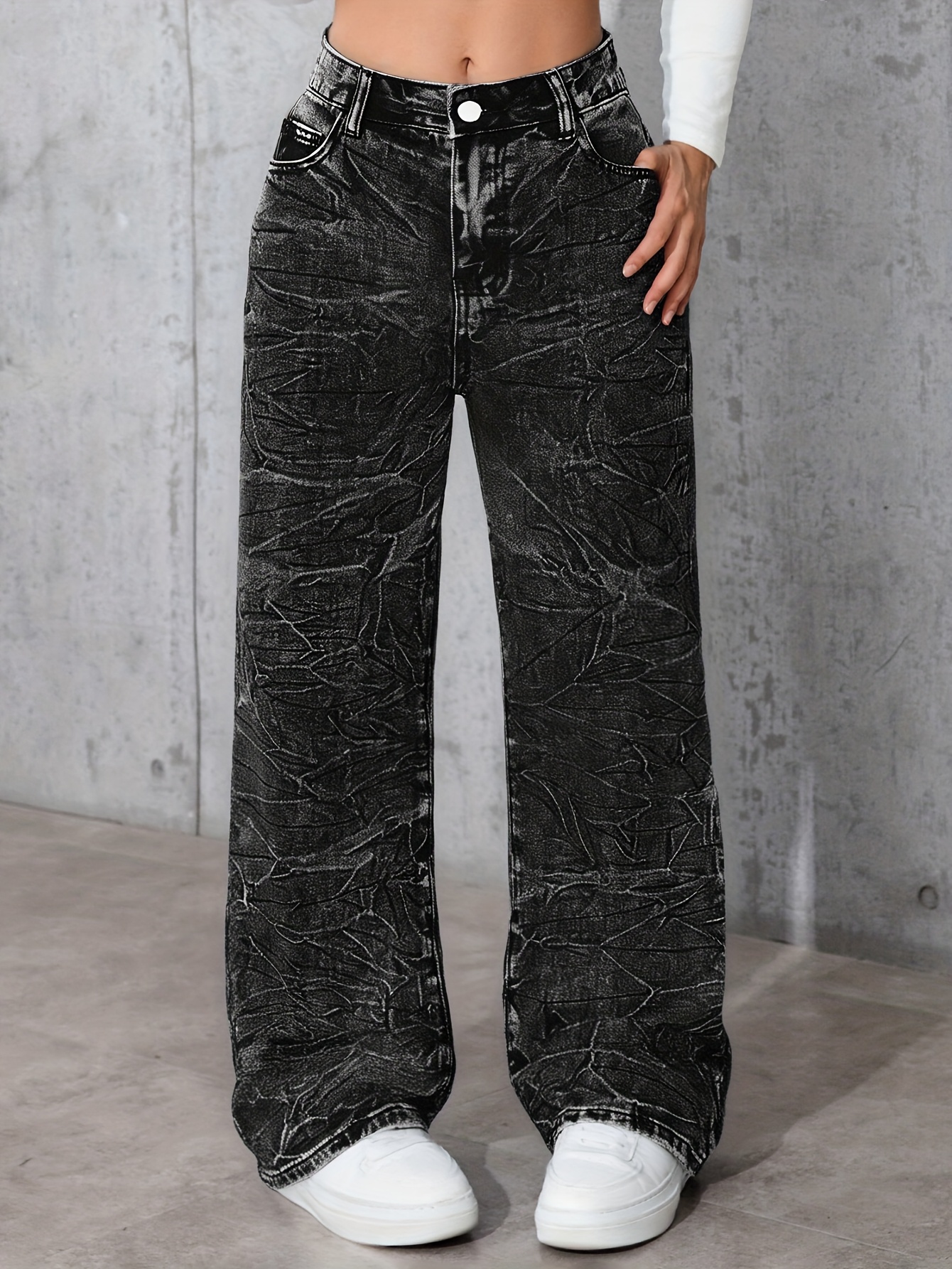 Marble Wash Women's Jeans