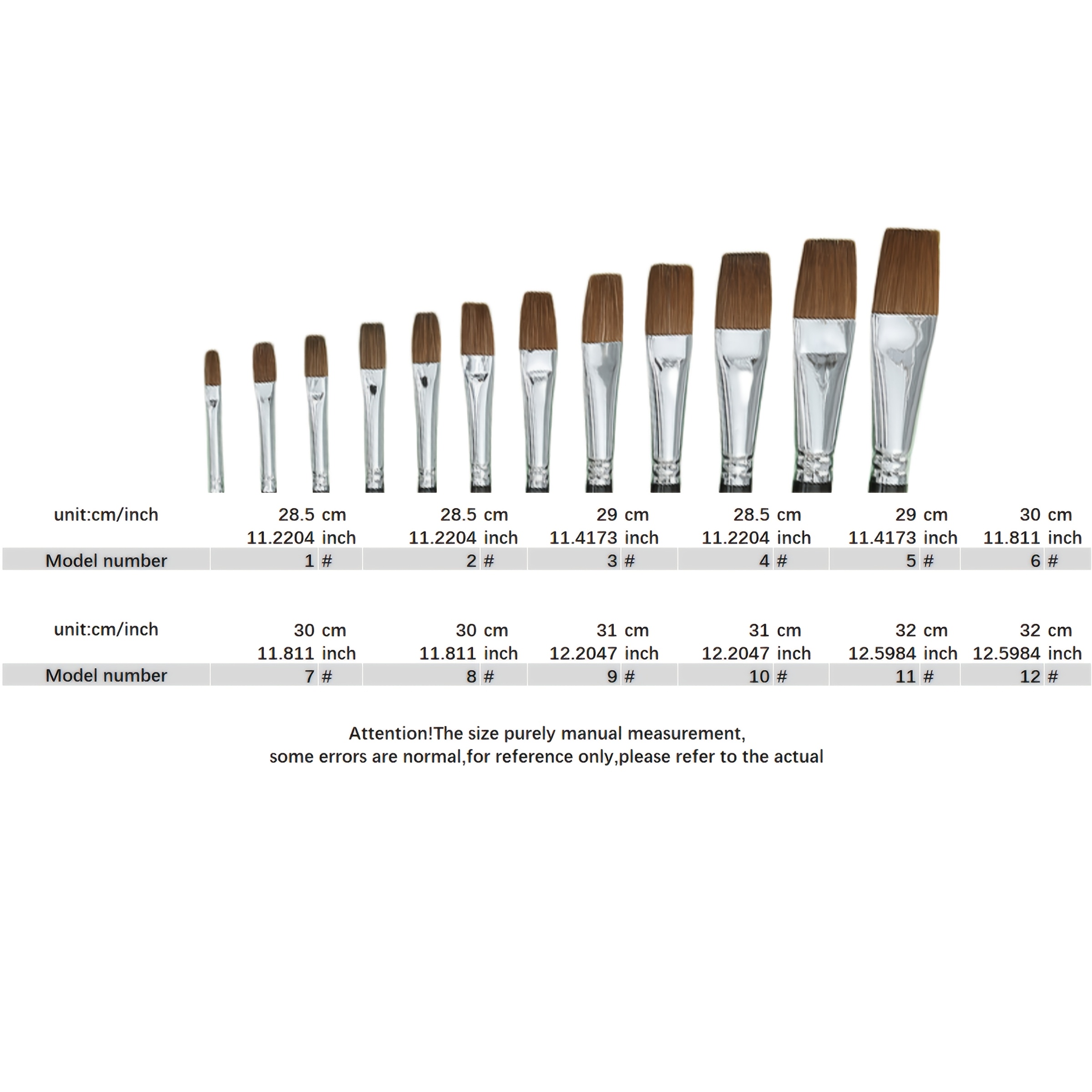 9112 Painting Brush Set with Free Storage Box, High-Quality Brushes