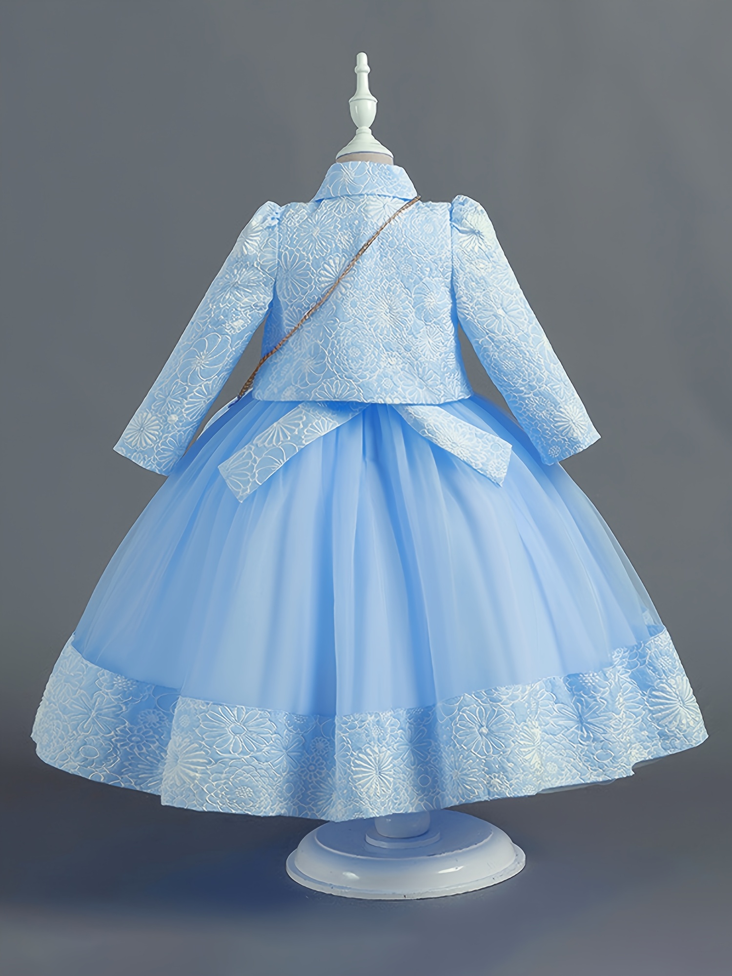 strapless open back dress Princess Style Dress and Bow Top PDF Sewing Pattern main image 1