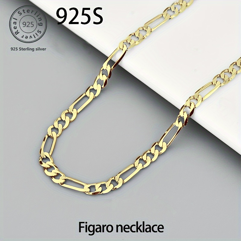 

1 Piece Of 925 Sterling Silver Italian Diamond Cut Cuban Chain, Nickel-free , Trend Simple Valentine's Day Halloween Back-to- Anniversary Gift Men And Women, With A Box