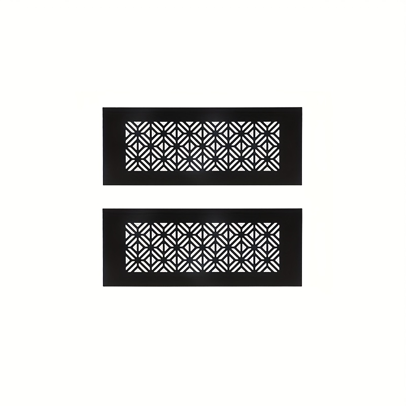 Bodenlüftungsfilter – 10,2 X 25,4 Cm, 12 Stück – Aus Polyester, Fängt Staub, Haare & Pollen, Bis 100 °C Hitzebeständig