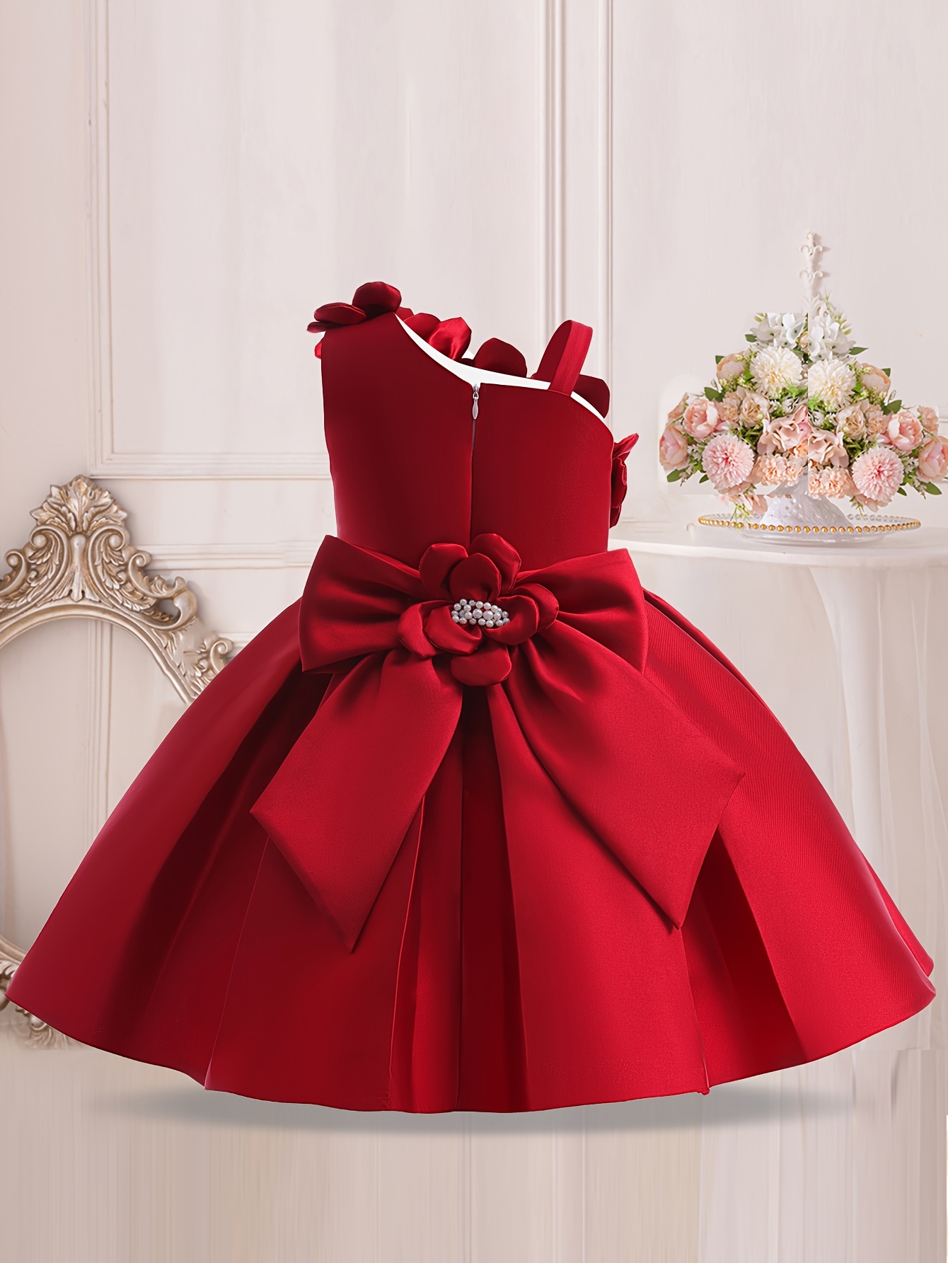 little girl homecoming dresses Rachel Allan 10273 Beaded Formal Little Girls Overskirt Romper