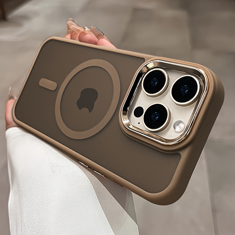 Luxury phone case suitable for iPhone 11, 12, 13, 14, 15, 16 Plus Pro Promax X XSMAX, featuring TPU design and magnetic wireless charging functionality/ MKLCXK, Daily Use Cover, Smartphone Case, Premium Look, Sleek Design, Flexible Material, Durable Cover, Protective Cover, Slim Phone Protector, Mobile Shoppers, iPhone Users