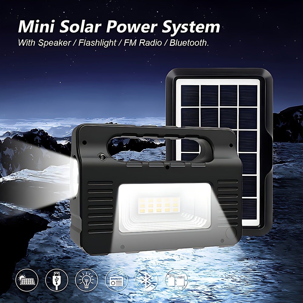 Solar Light Outdoor Searchlight Energy Storage Power - Temu