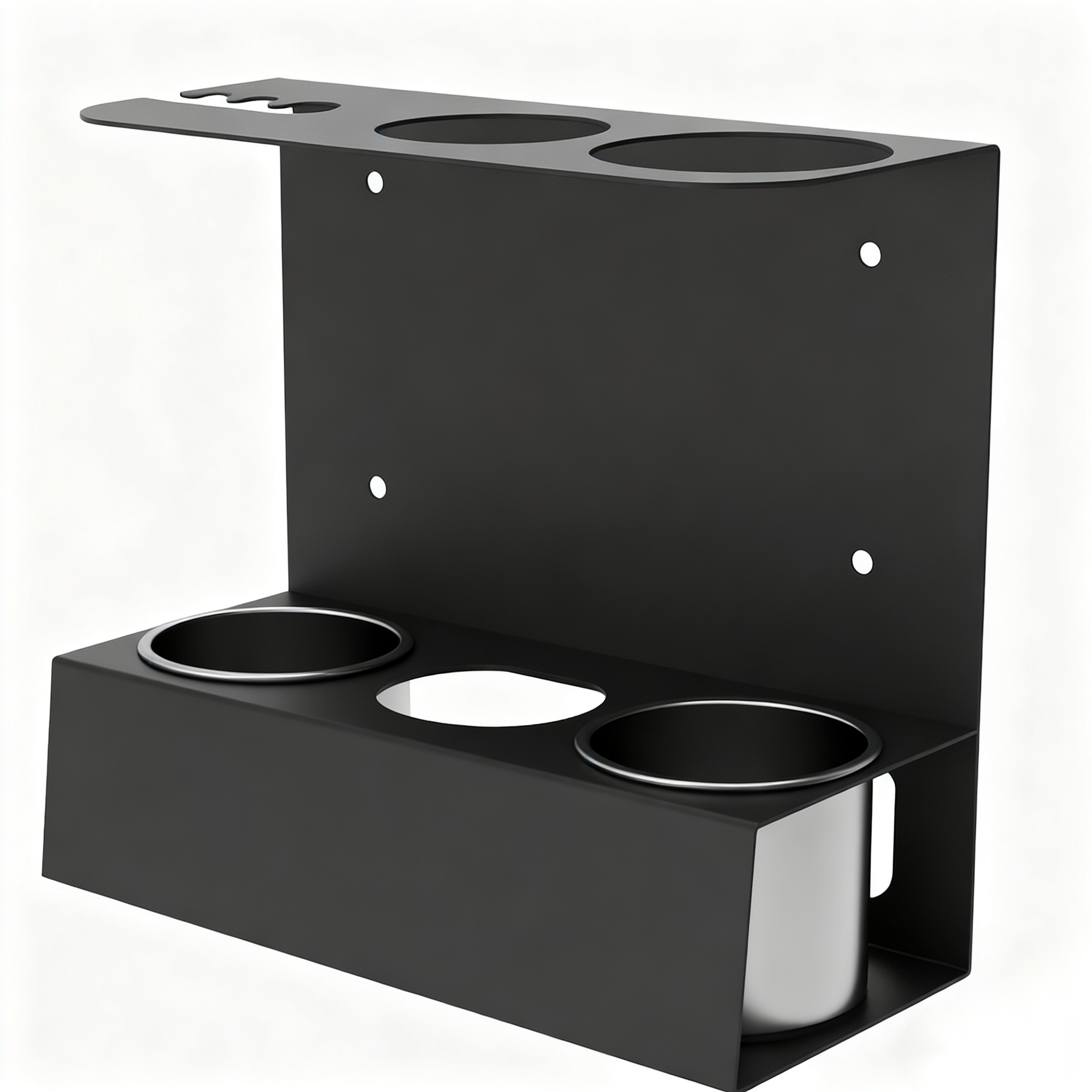Grease Gun Holder, Wall-mountable Grease Gun Storage Rack, Garage Storage Solutions Workshop Storage, Organizer For Workshop, Shop, Garage With Removable Drip Cups And Cartridge Holder