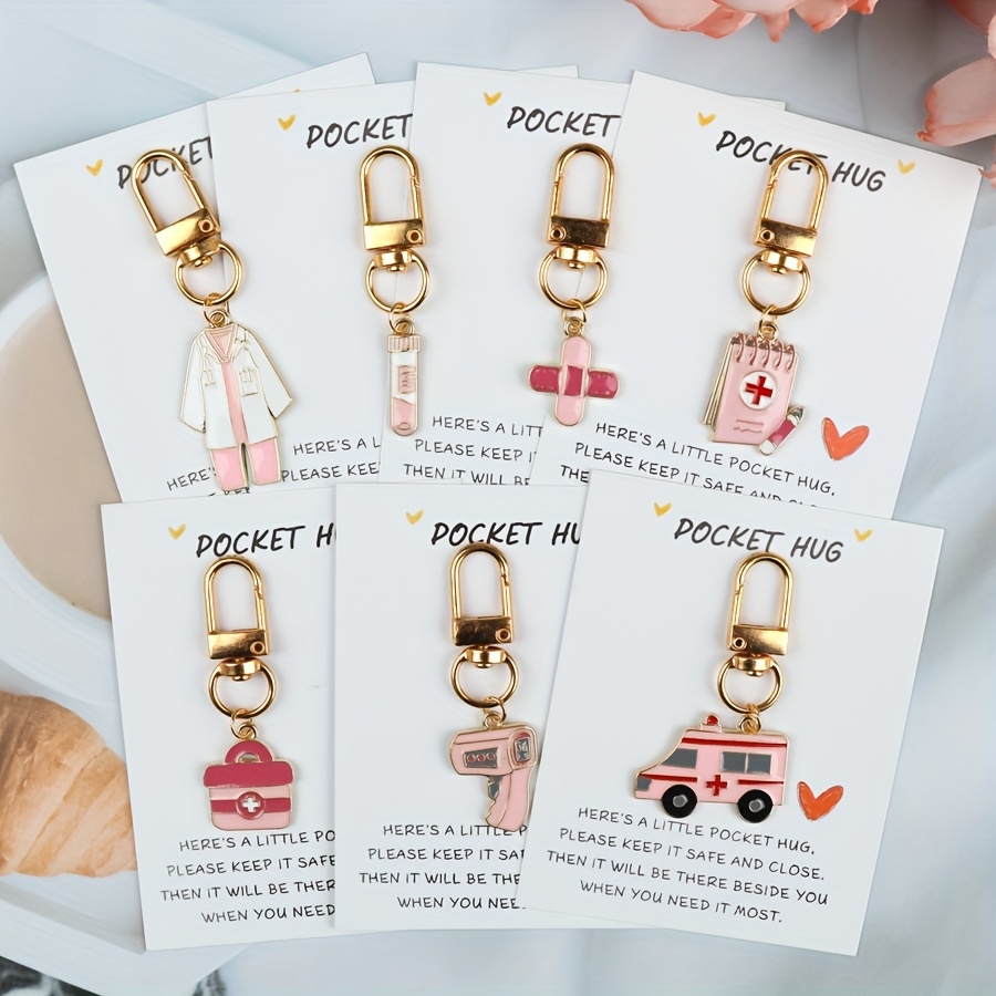 Portachiavi Personalizzato Per Infermieri Con Frase Motivazionale – Regalo Speciale In Acciaio
