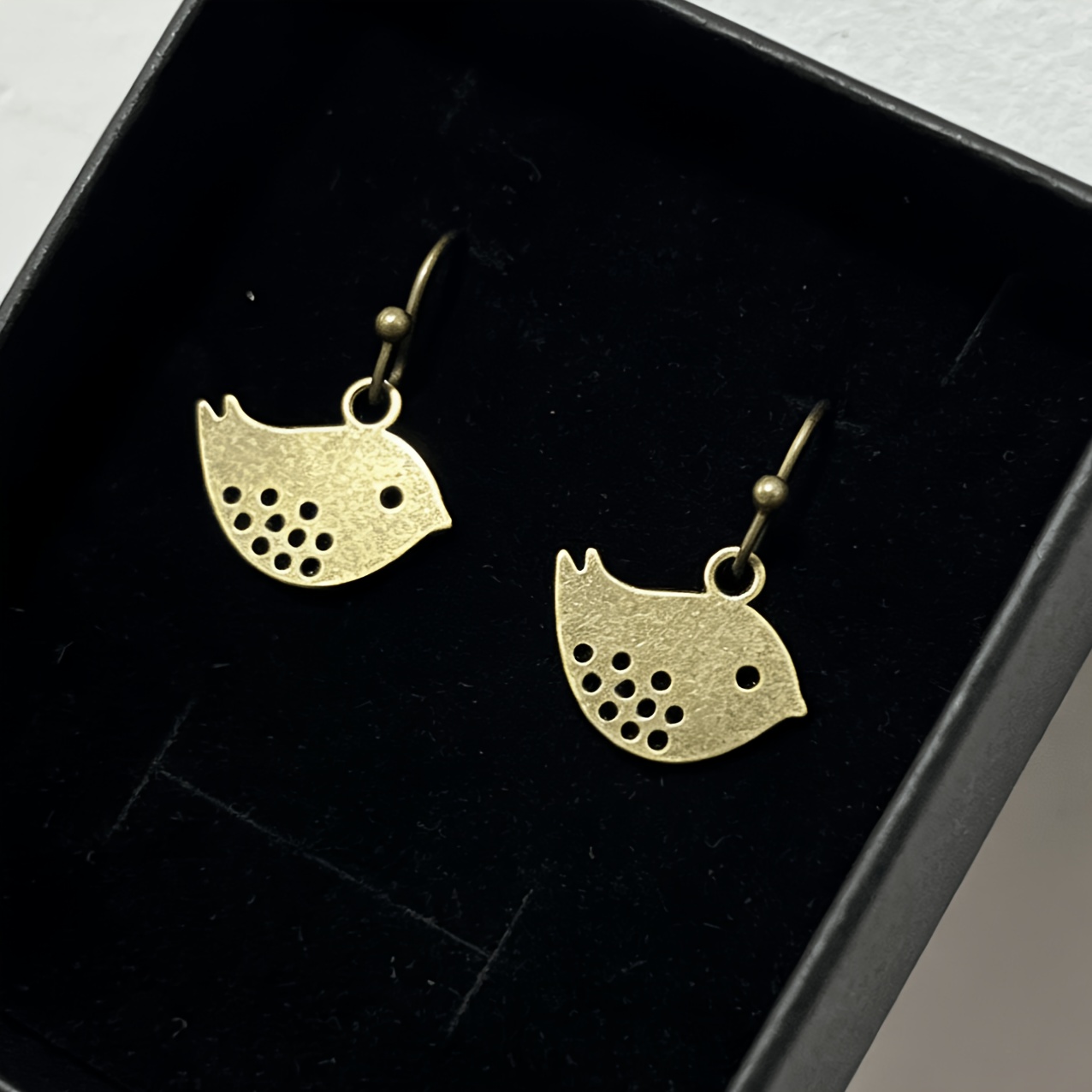 Women's Vintage Bird-Shaped Drop Earrings