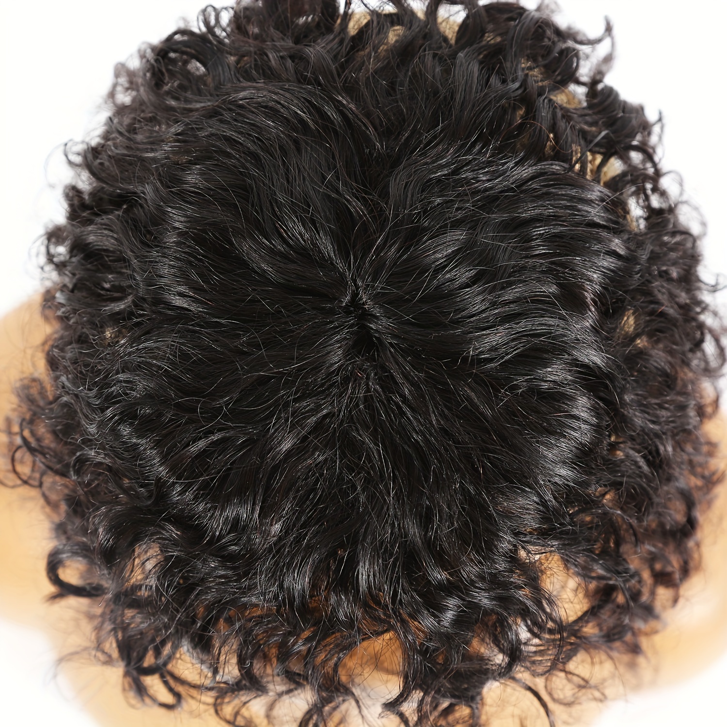 Curly Topper Hair Bangs T Shape Inside Women Adding Hair Temu