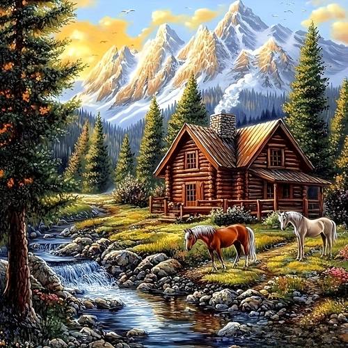 1pc and horse suitable for beginners diy acrylic diamond painting by numbers mosaic puzzle kit decoration art wall painting for bedroom office living room decor frameless 30x30 8x11 8inch