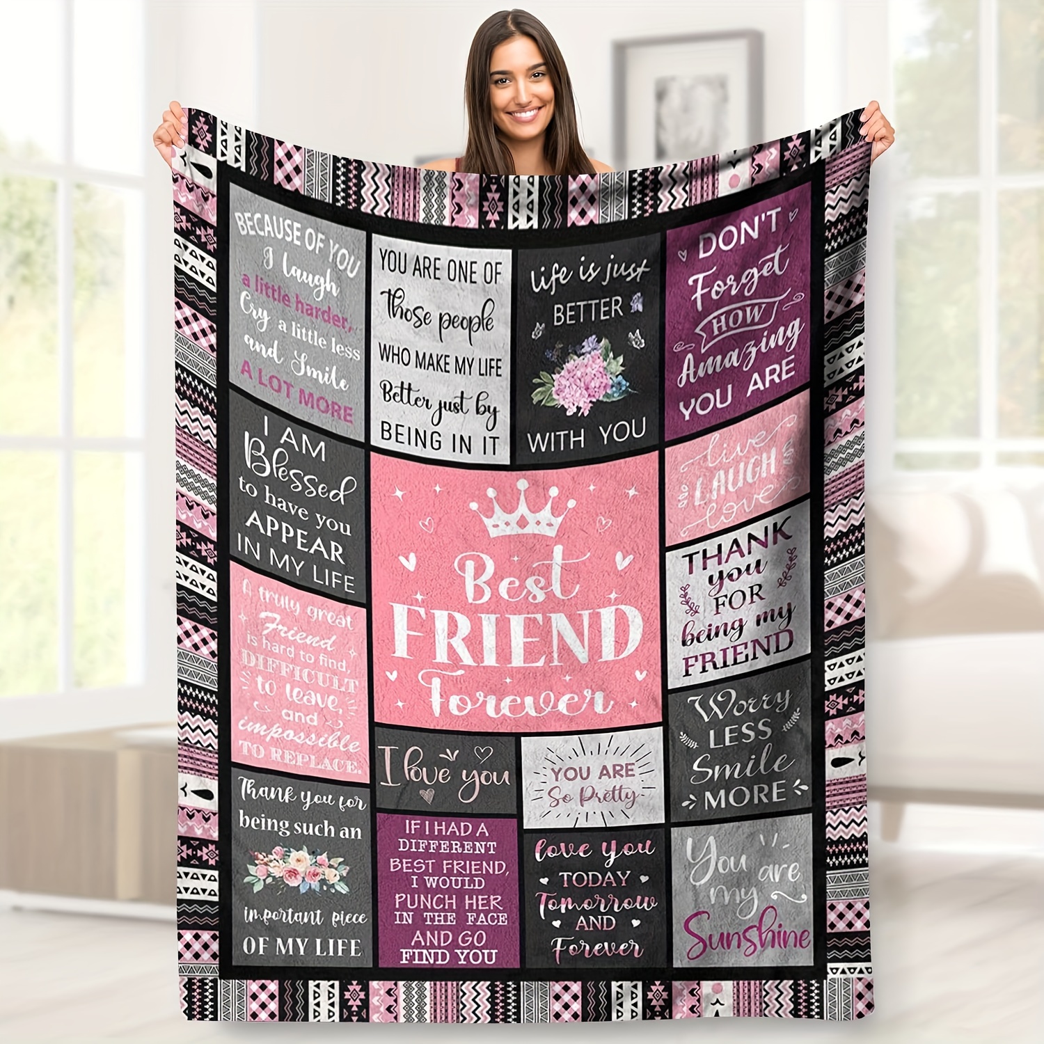 

Knitted Blanket Inspirational For - Polyester