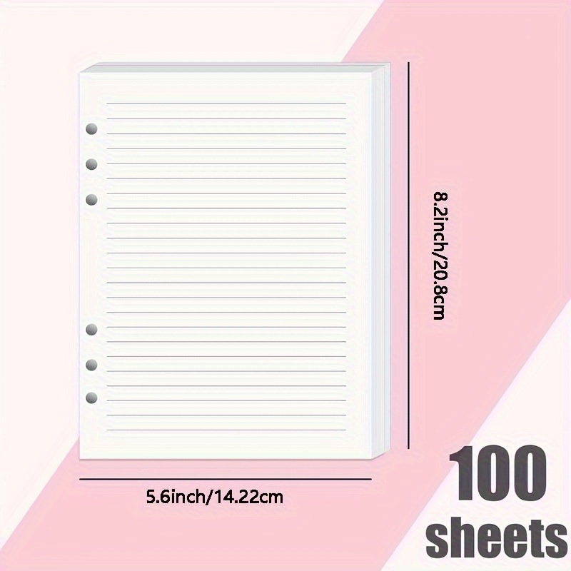 TEMU Sheets A5 6- , , Notebooks, Planners, And