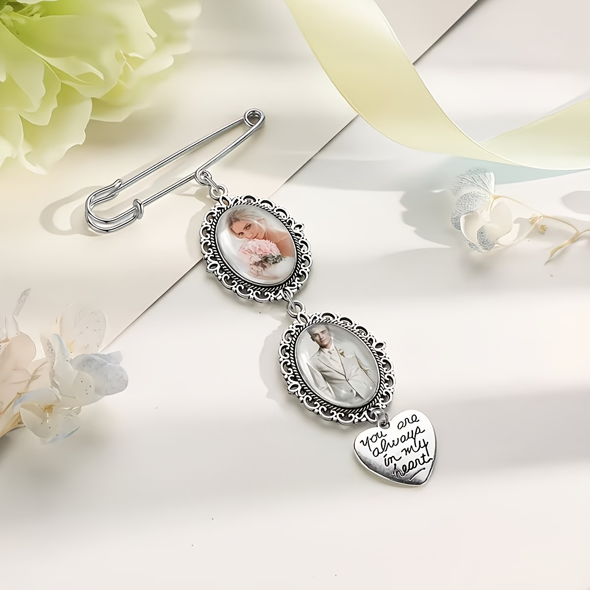 TEMU Colgante con dije de ramo personalizado, recuerdo de ramo de boda personalizado, regalo para despedida de soltera, recuerdo de boda