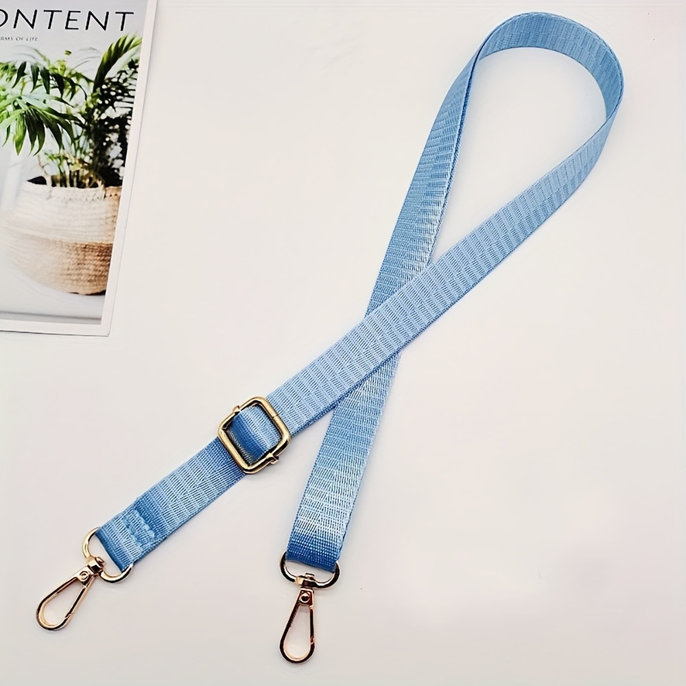 135cm Adjustable Bags Strap Thin Nylon Crossbody Belt Solid Color Minimalist Shoulder Strap Adjustable Crossbody Wide Strap Perfect Replacement Bag Strap Accessories