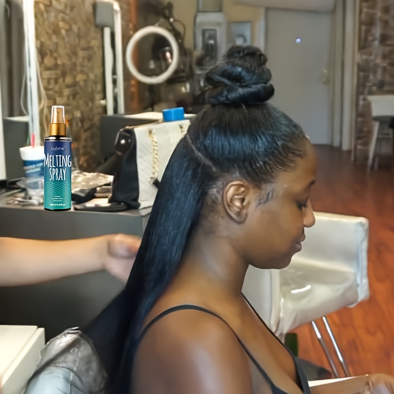 Luxfume Melting Spray | Strong Hold & Invisible Finish for Ponytail & Updos, Ideal for Normal Hair Types