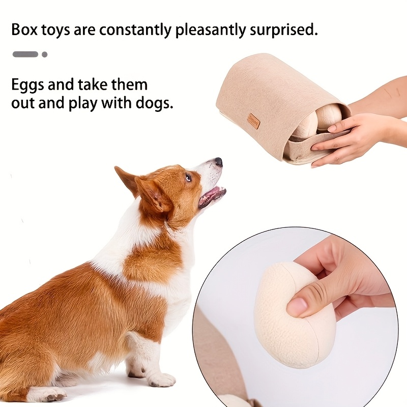 

1pc Pet Interactive Hidden Food Dog Toy,suitable For Small And Medium-sized Dog Chew Toys, Used To Stress, And For Training In And Natural Foraging