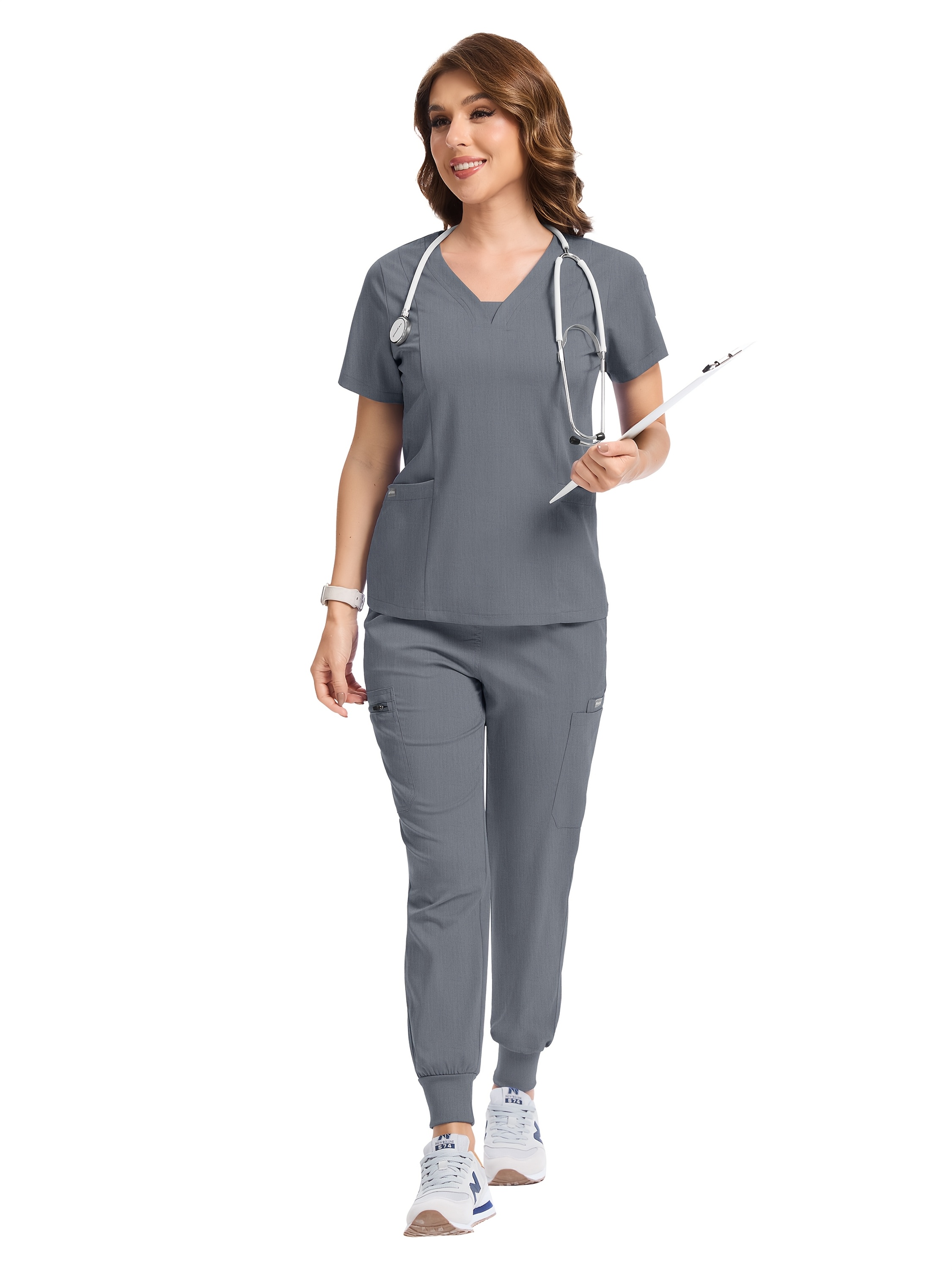 conjunto batas enfermería mujeres belleza spa uniformes