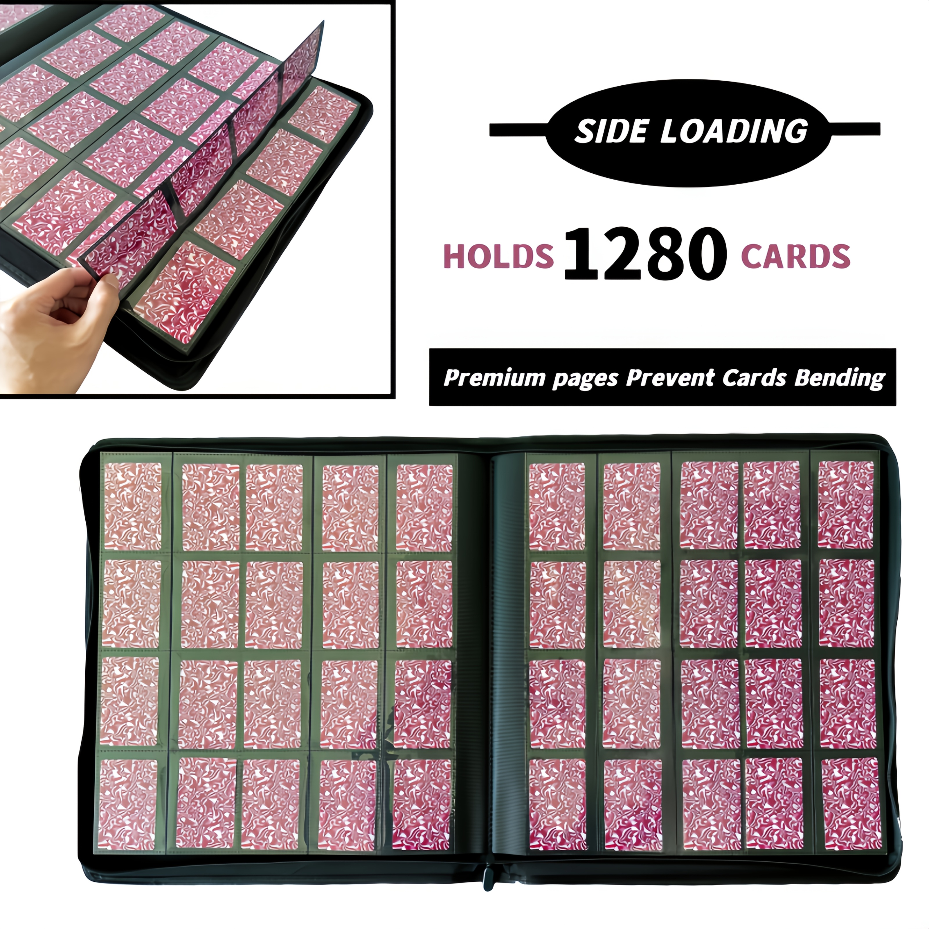 pink card binder Peekaboo Heart Mini Ring Binder Album – Kore Kawaii