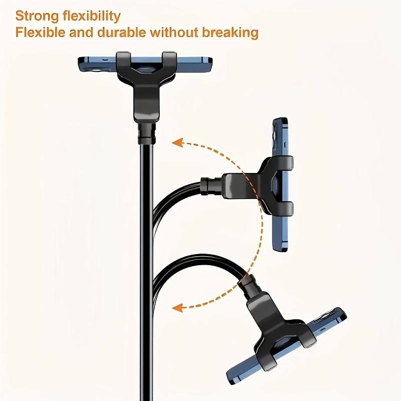 gooseneck mobile phone stand universal 360 degree flexible mobile phone stand     on the desktop and bed installation long arm clip suitable for mobile phone 3 5 to 6 7 inches device hands free device   details 4