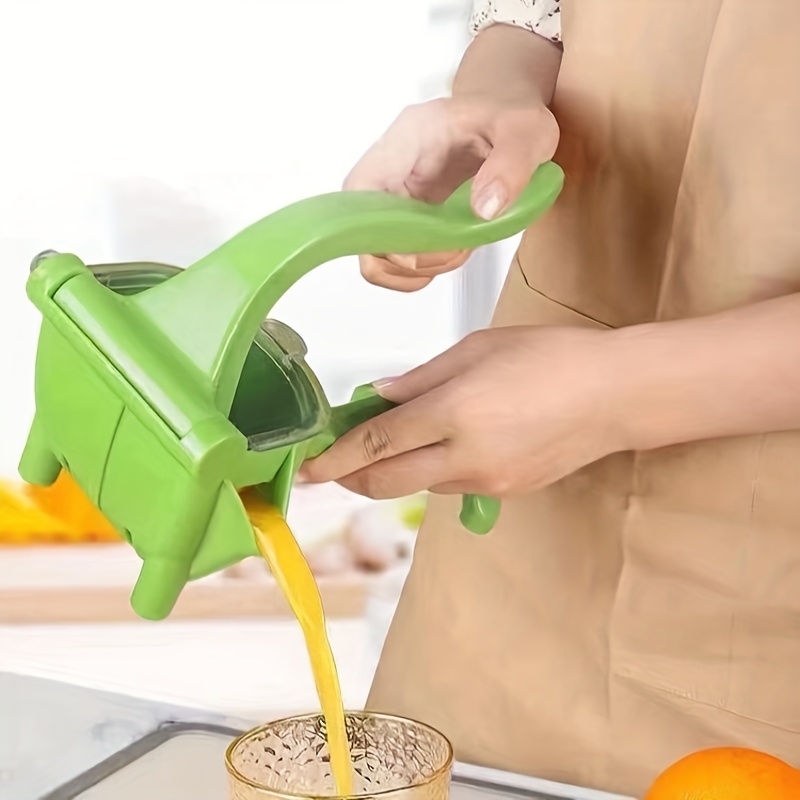 TEMU 1pc Manual Citrus Juicer, Handheld For Oranges, Lemons & More, No Electricity Needed, Compact & Easy