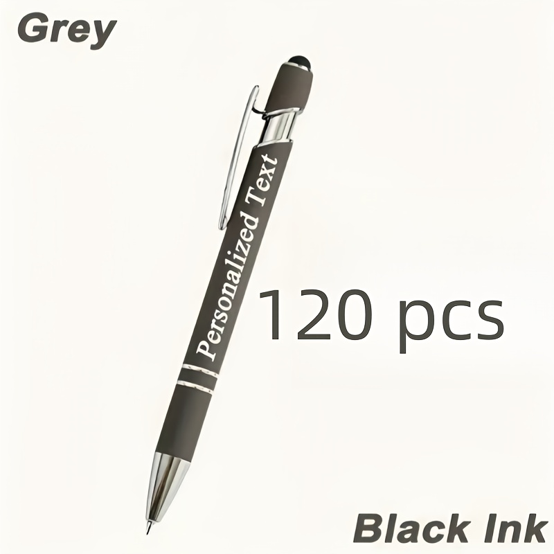 120pcs Customizable Metal Ballpoint Pen Set