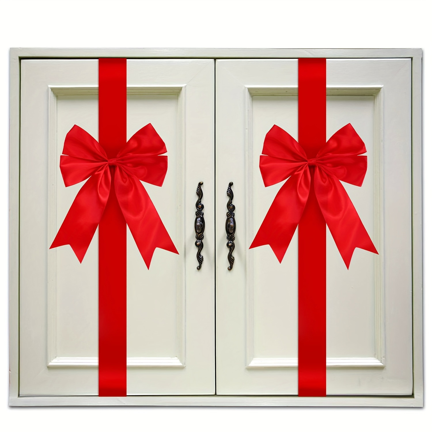 

Christmas Decor Set - Red & And Bows For And Decorations,