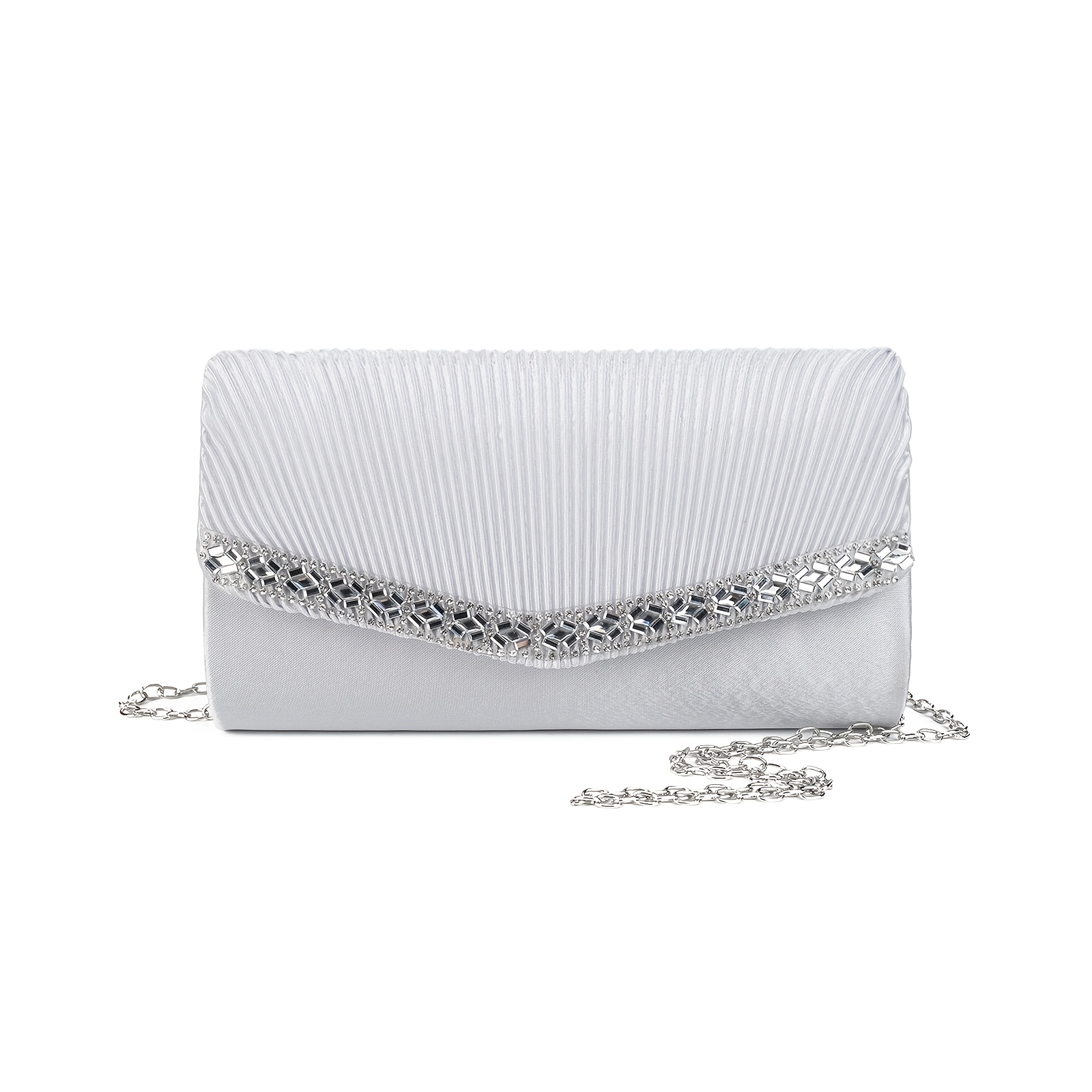 Image of New Style Women's Crossbody Bag, Fashionable And Elegant, Diamond-studded Clutch Bag, Evening Party Bag, Easy And Versatile, Suitable For Work And Casual Wear, Single-shoulder Women's Bag