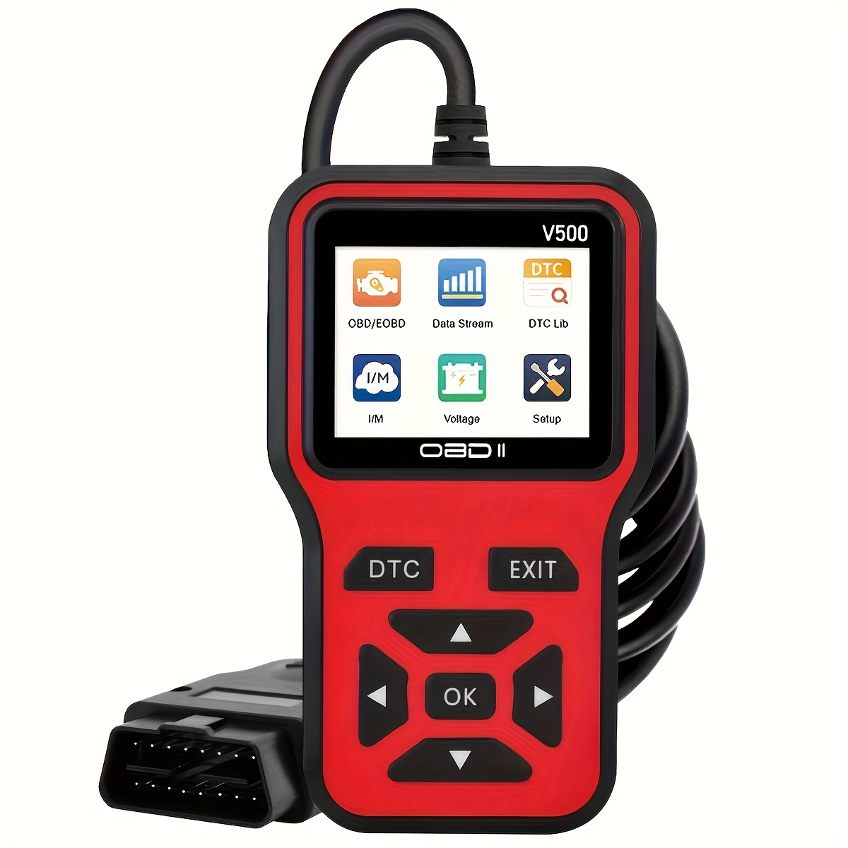 TEMU Advanced Obd Ii Scanner Car Engine Fault Code Reader Can Diagnostic Scan Tool, Read And Clear Error Codes For 1996 Or Newer Vehicle, Without Battery