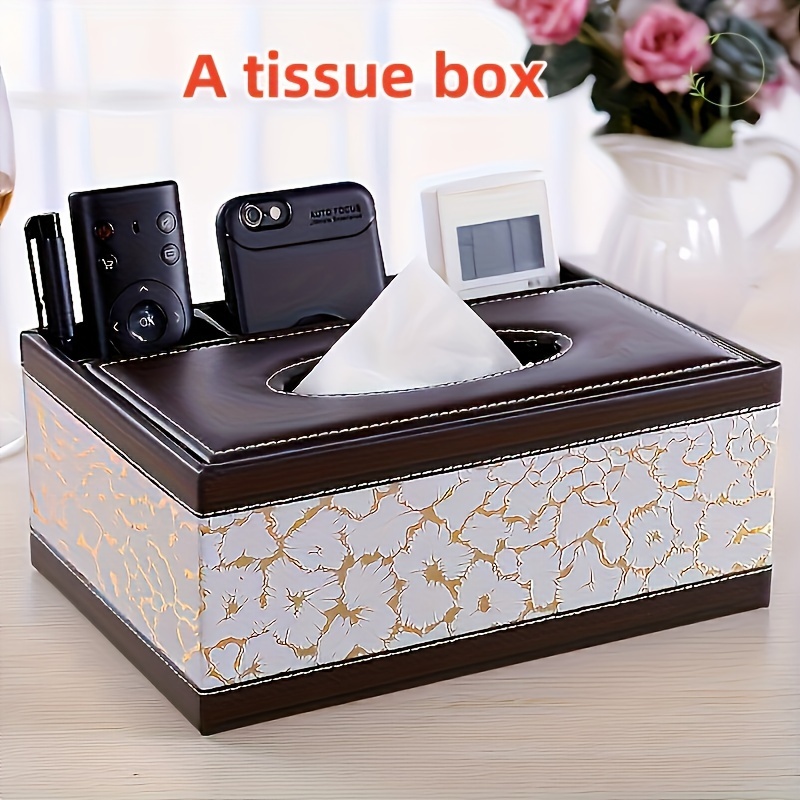 

Tissue Box - Multifunctional Organizer For Kitchen, Bedroom, & Dining Decor