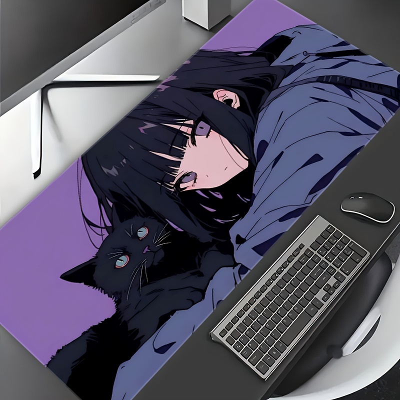 

-large Girl Mouse Pad - , , Hd Printed For & Use,