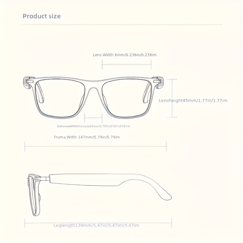 AI smart translation glasses with real-time language translator and Bluetooth audio speakers