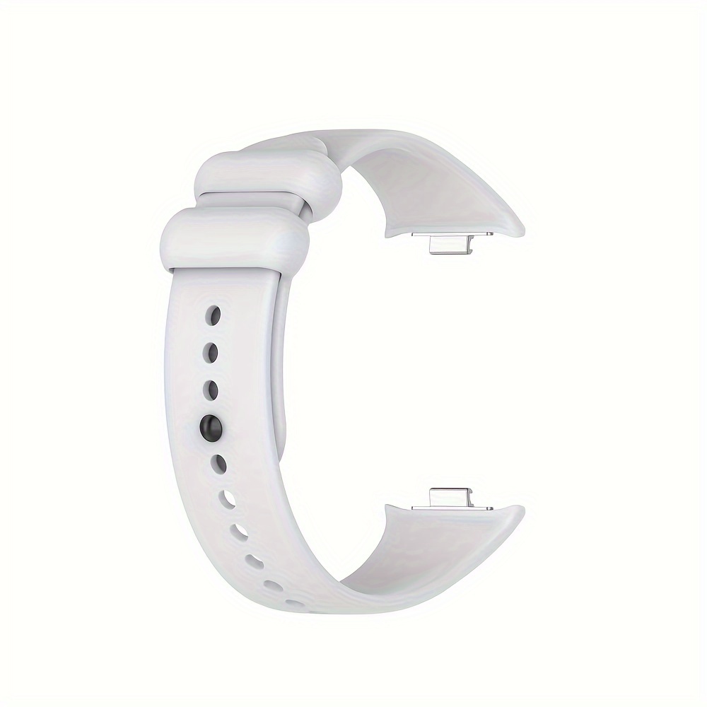 Para Xiaomi Redmi Smart Band Pro Silicone Watch Band (White)