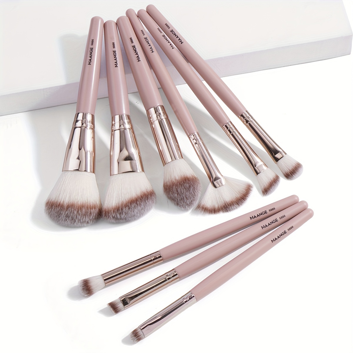 MAANGE 9/10/11/12pcs Professional Makeup Brush Kit